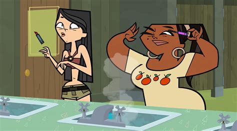 total drama island leshawna|total drama leshawna and heather.